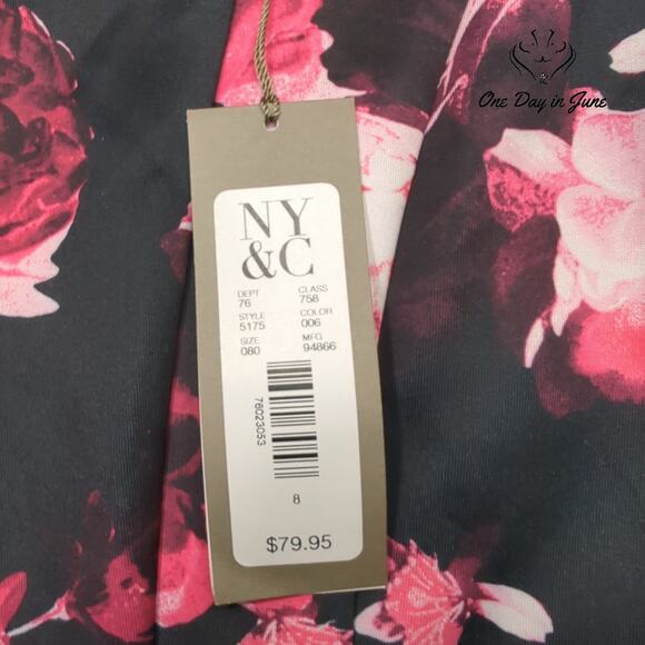 Eva Mendes Cap Sleeve Midi Dress Size 8 - Picture 4 of 7